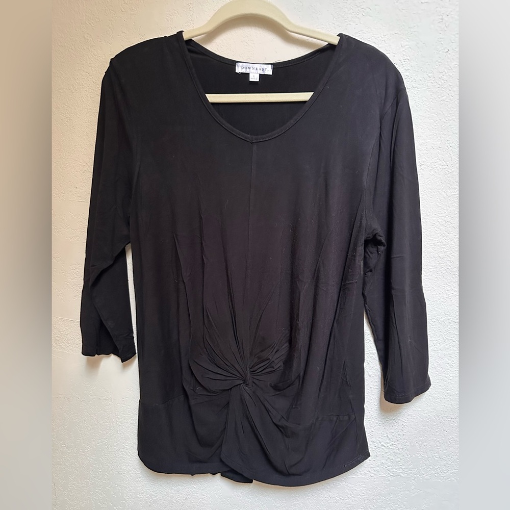 DownEast Black Long Sleeve Top